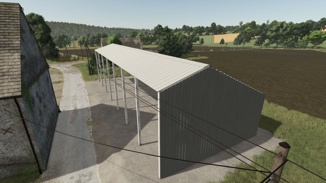 Metal agricultural shed V1.0