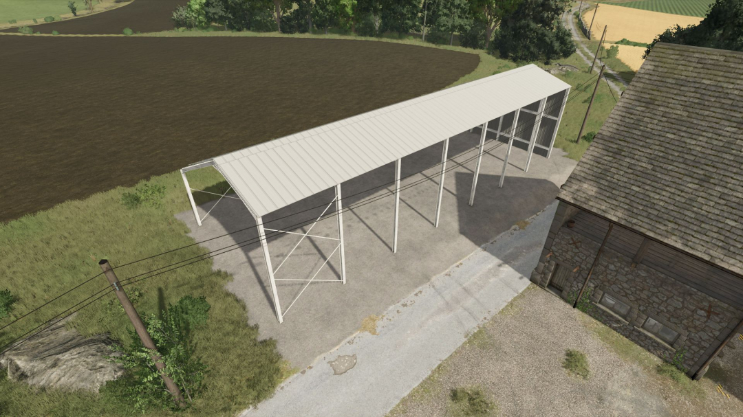 Metal agricultural shed V1.0