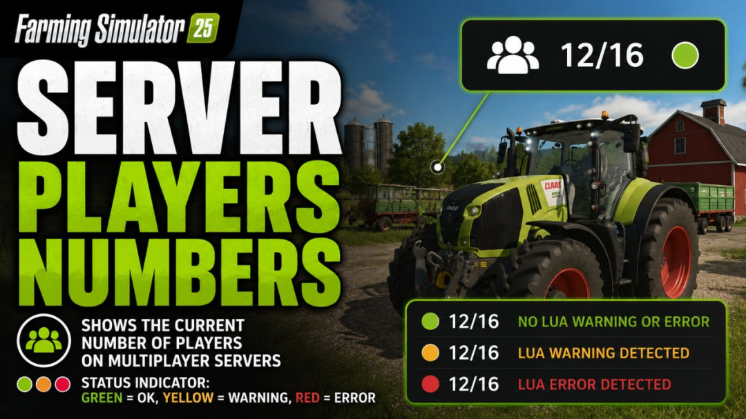 Number of players on servers V1.0