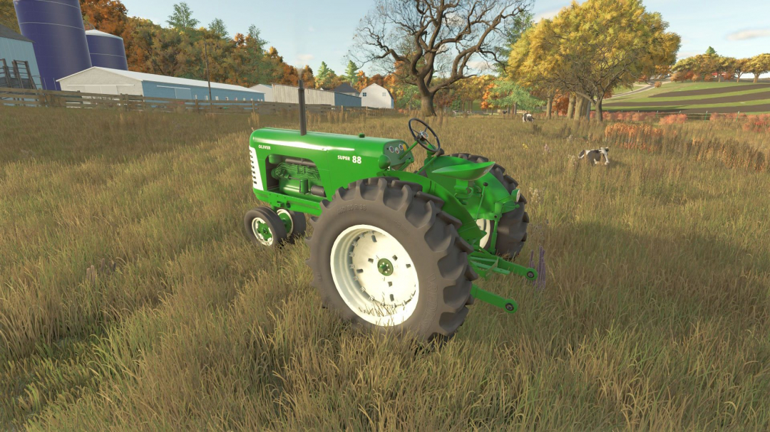 Oliver Super 88 Row-Crop Tractor V1.0