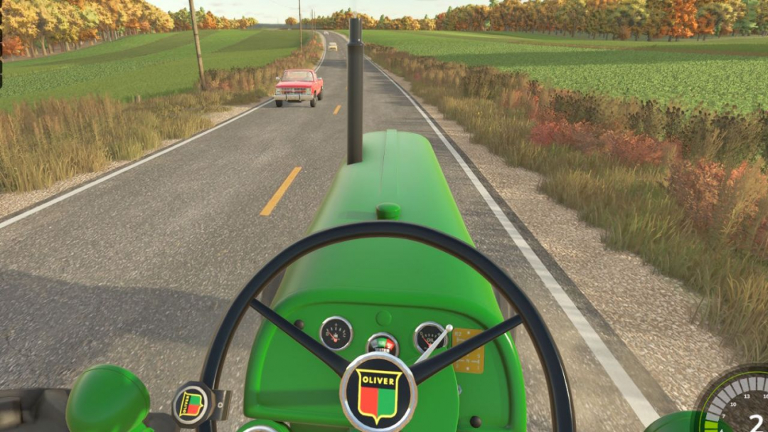 Oliver Super 88 Row-Crop Tractor V1.0