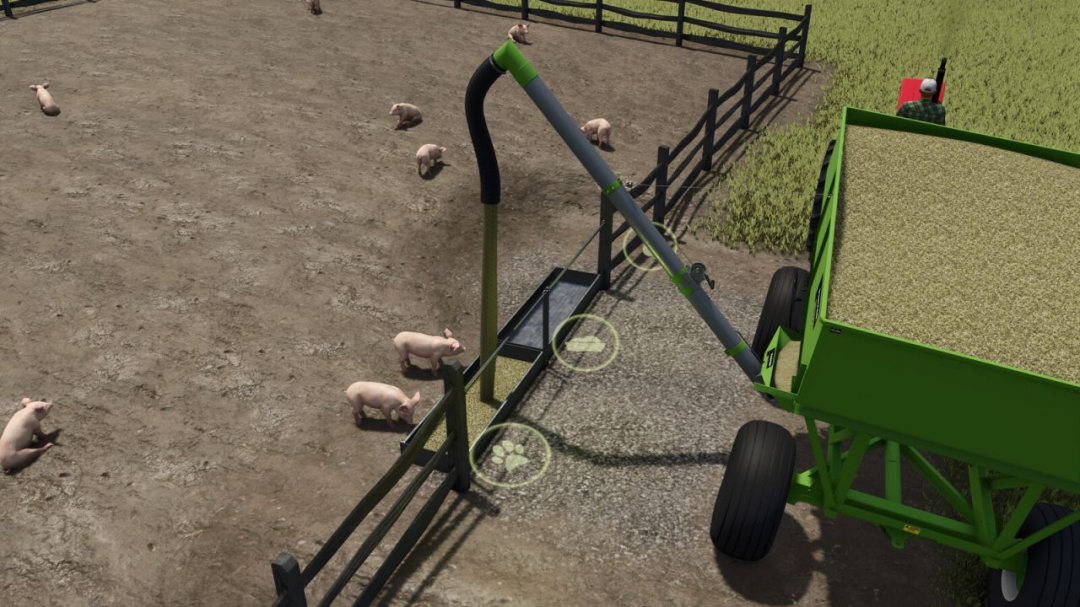 Parker 1400 Auger System With 2500 Gravity Wagon V1.0