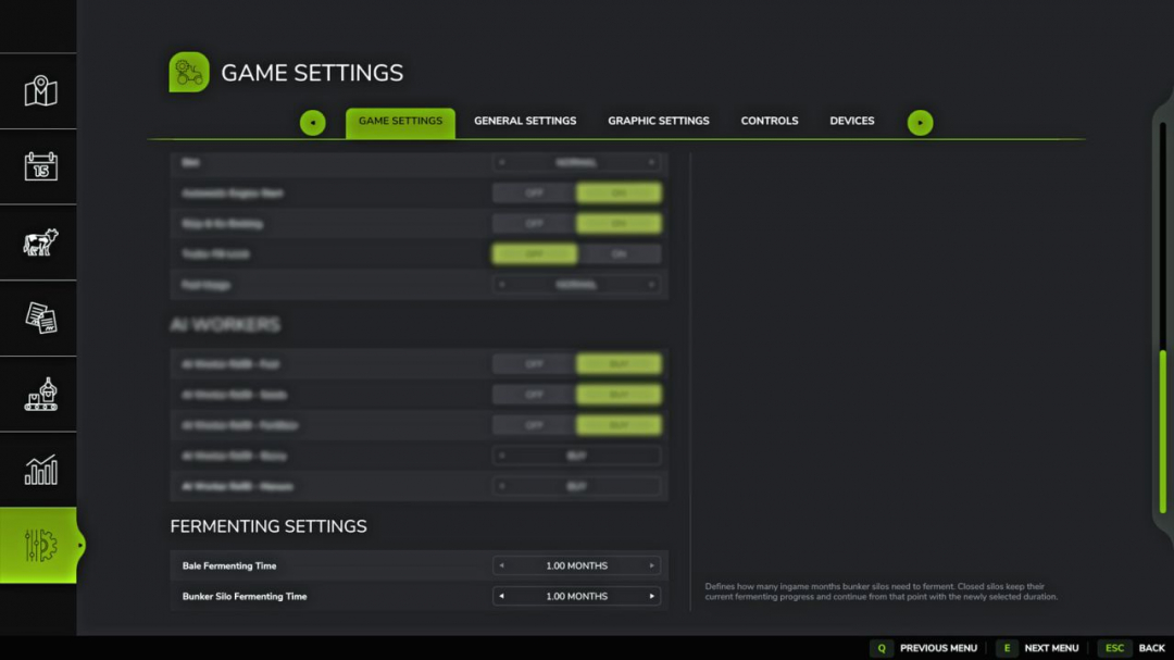 Silage Fermenting Settings V1.0