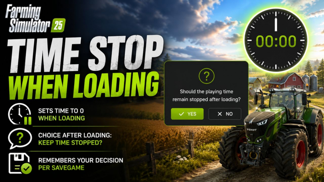 Time stop while loading V1.0