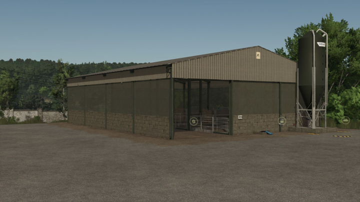fs25-mods,  British pigsty with 4 bays V1.0