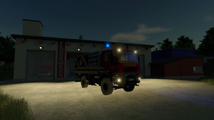 fs25-mods,  MAN TGA V2 dangerous goods transport v1.0