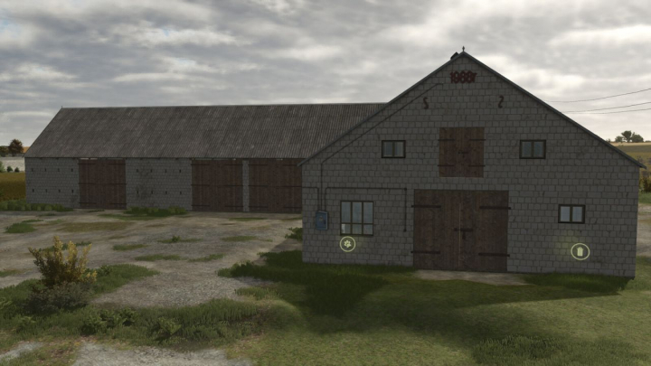 fs25-mods,  Medium Cow Barn V1.0