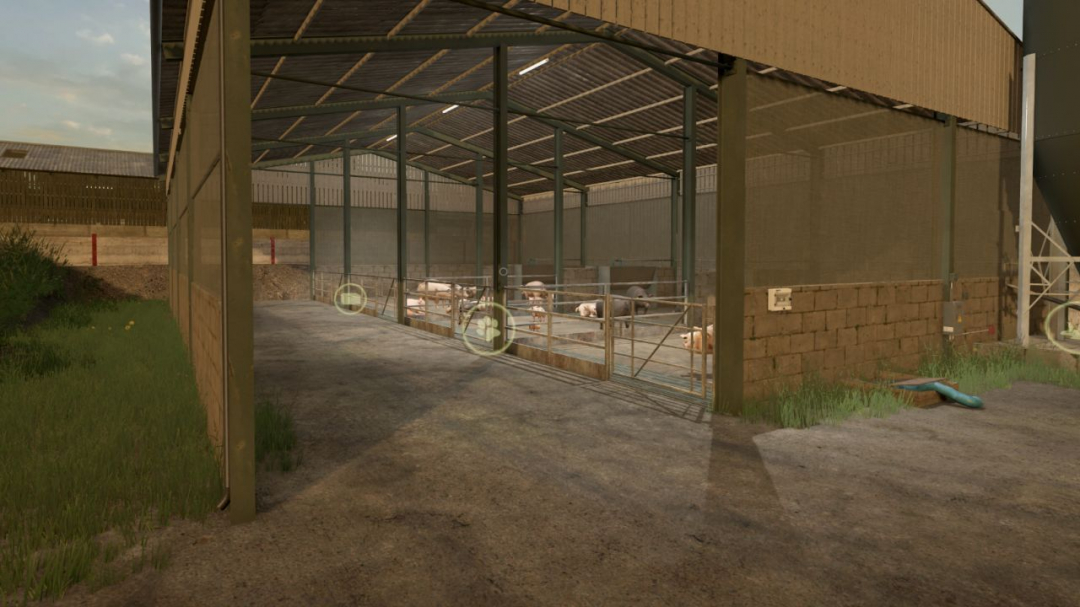British pigsty with 4 bays V1.0