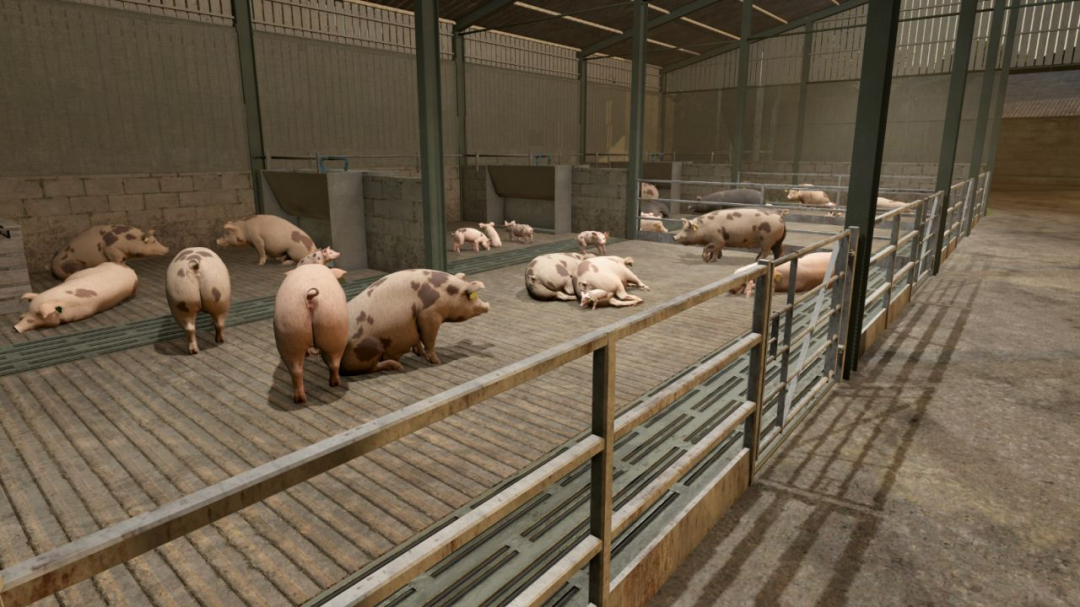 British pigsty with 4 bays V1.0