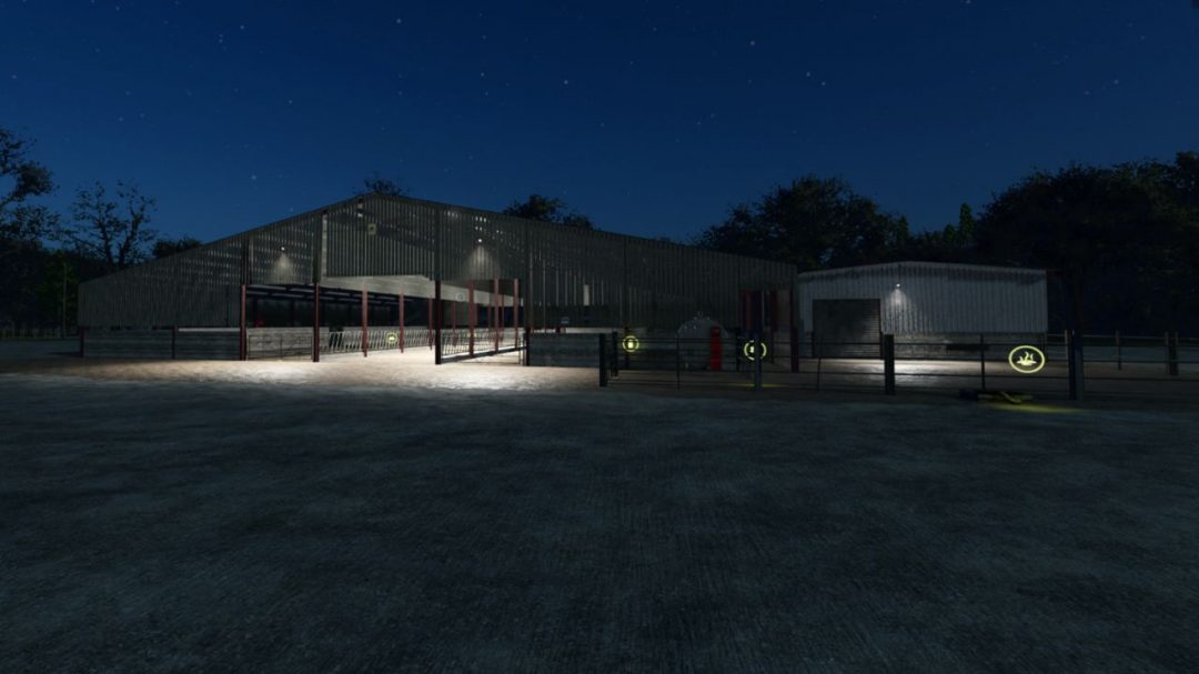 Dairy cattle barn with cubicles V2.0