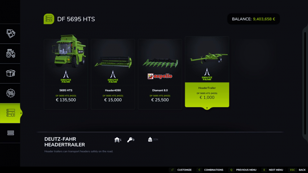Deutz Fahr 5695 HTS V1.2
