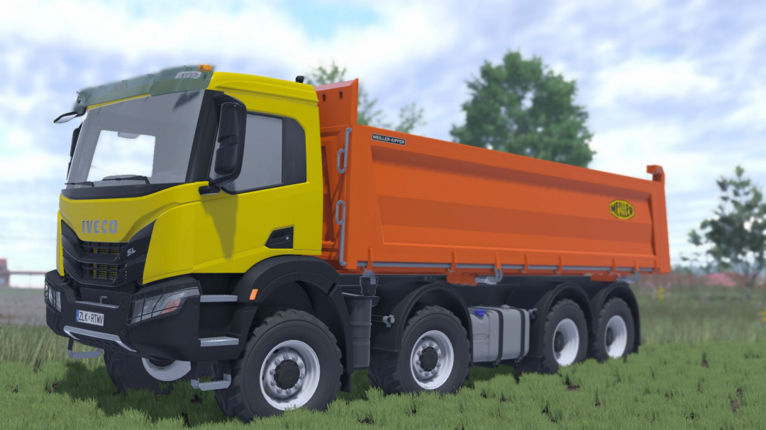 Iveco X-Way 8X8 Meiller Kipper V1.1