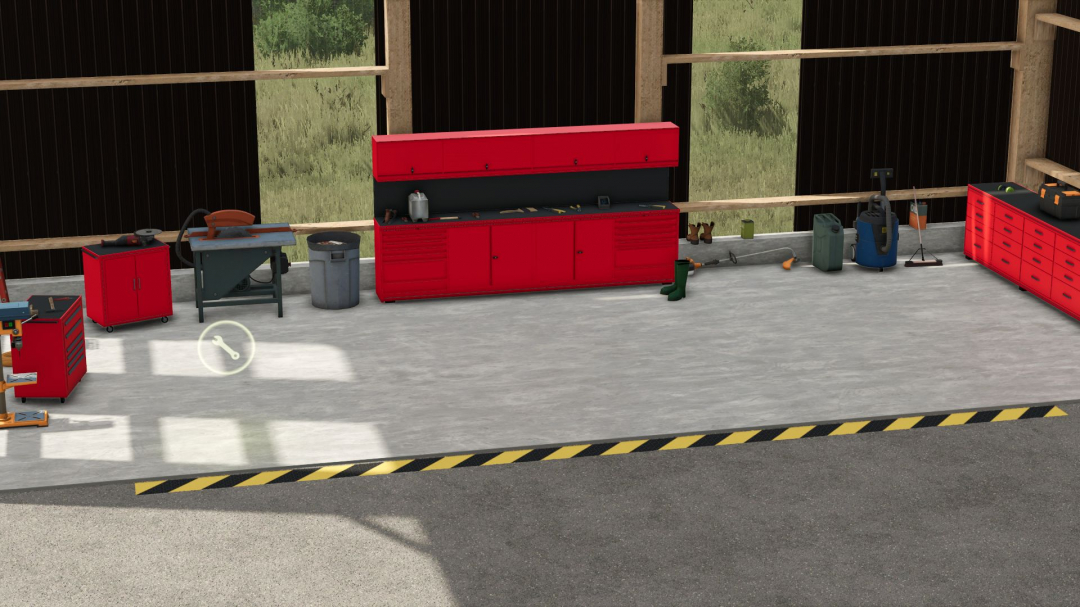 Wooden agricultural garage-workshop V1.0
