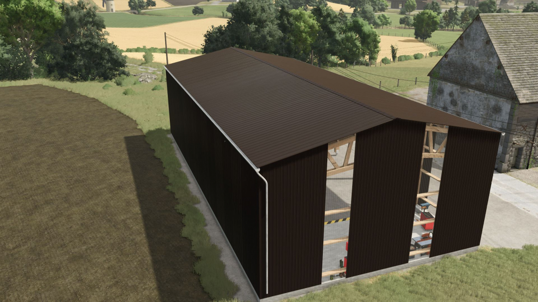 Wooden agricultural garage-workshop V1.0