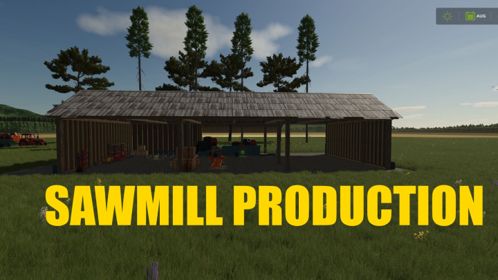 fs25-mods,  Animated Sawmill V1.0