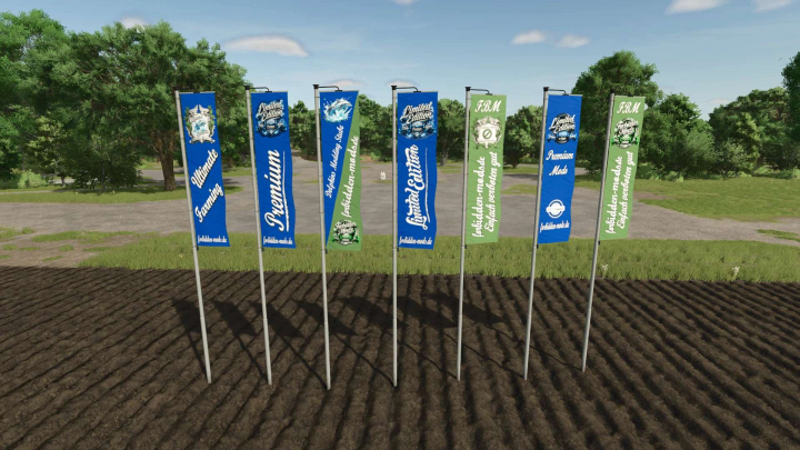 fs25-mods,  Flaggen Pack Limited Edition v1.0