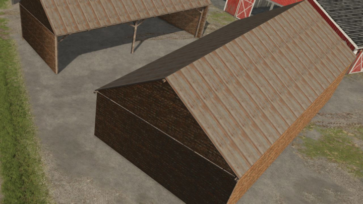 fs25-mods, Medium brick shed V1.0