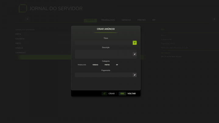 fs25-mods,  Server Journal v1.0