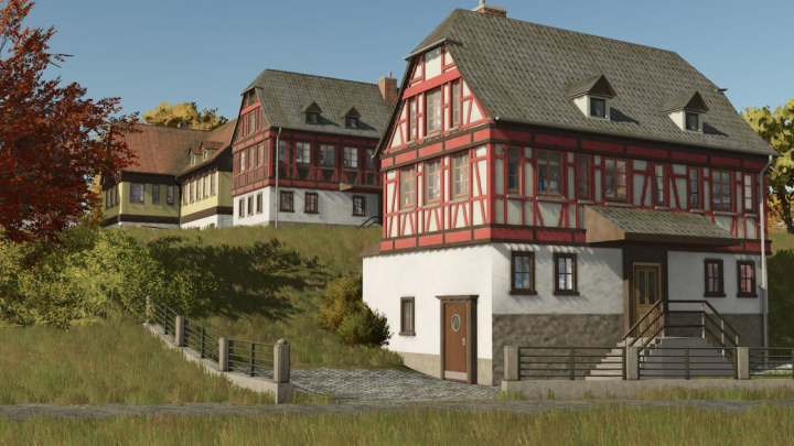 fs25-mods, Timbered Houses V1.0.0.2