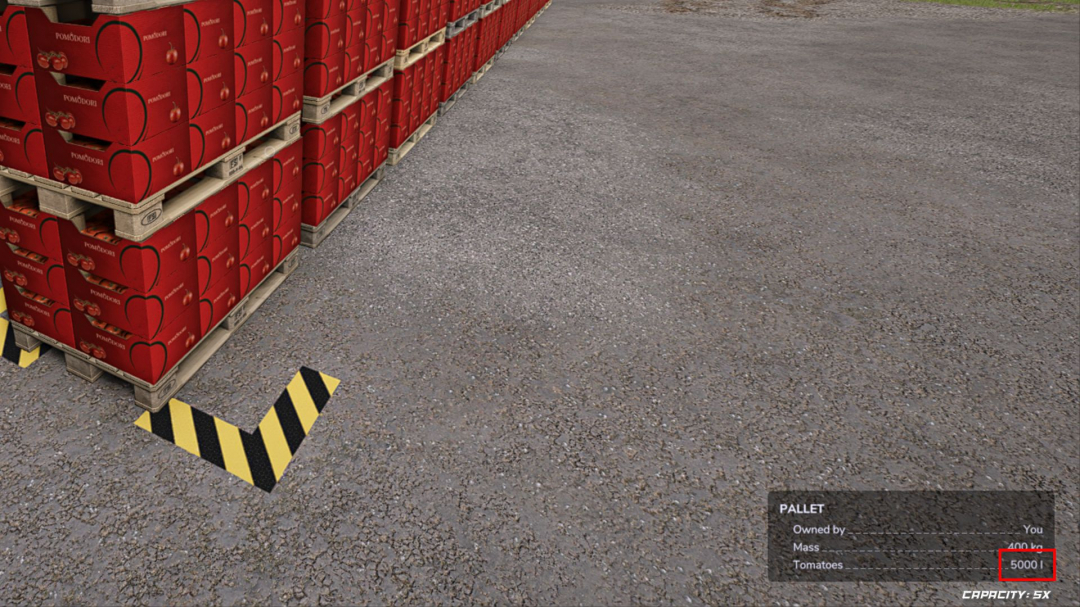 Pallet capacity and spawn control V1.0