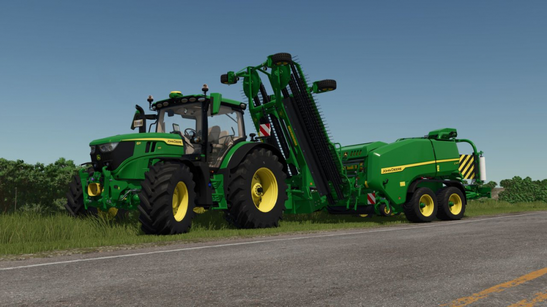 Round Balers Pack With Windrower V1.0