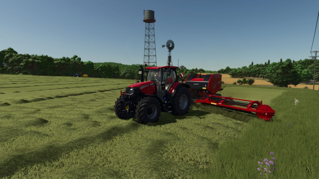 Round Balers Pack With Windrower V1.0