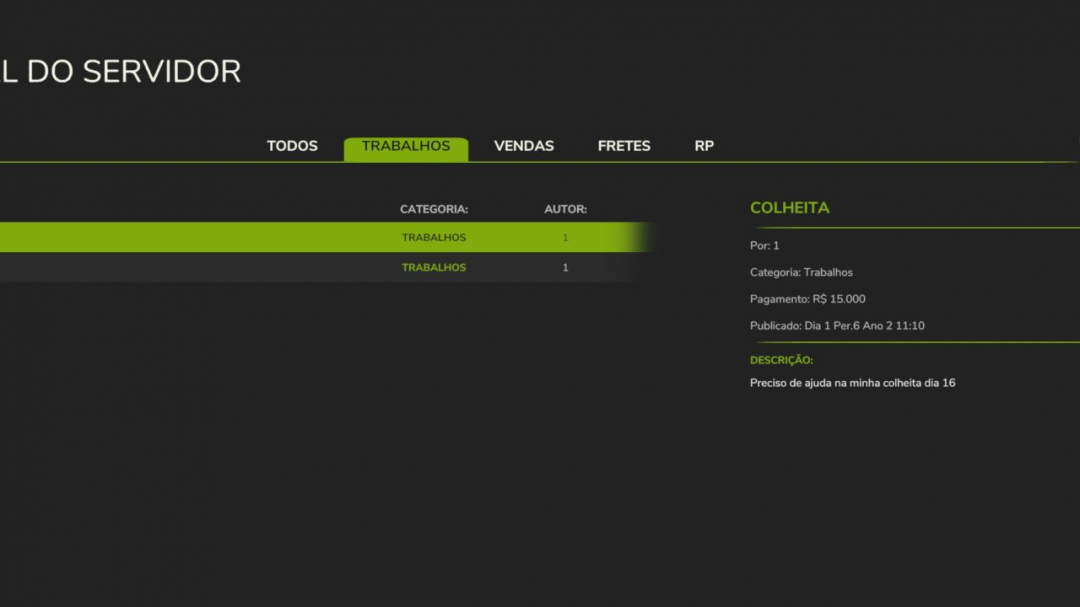 Server Journal v1.0