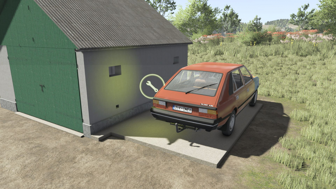 Small old vehicle workshop V1.0