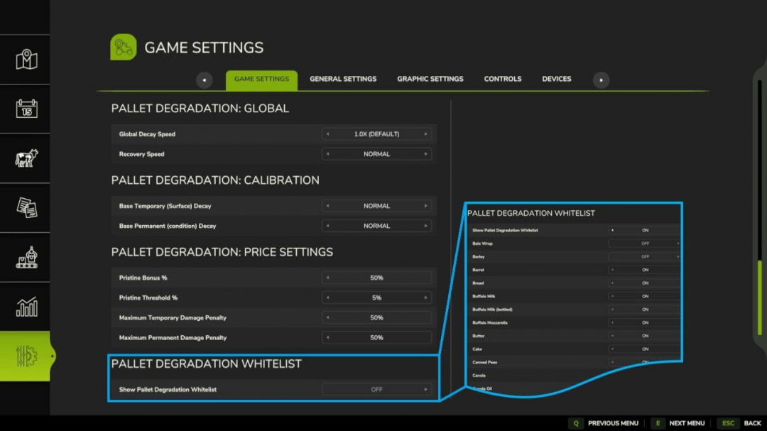 Storage Overhaul: Pallet Degradation System V1.2