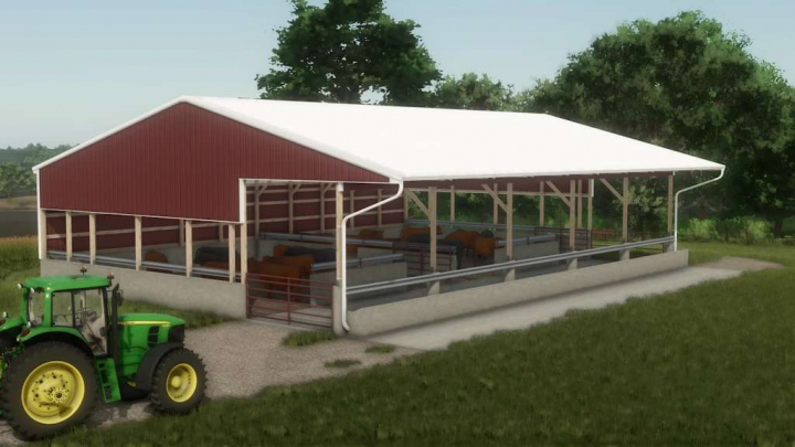 fs25-mods,  Bedpack Cattle Shed v1.0