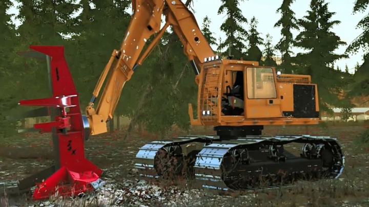 fs25-mods,  Custom feller buncher V1.0