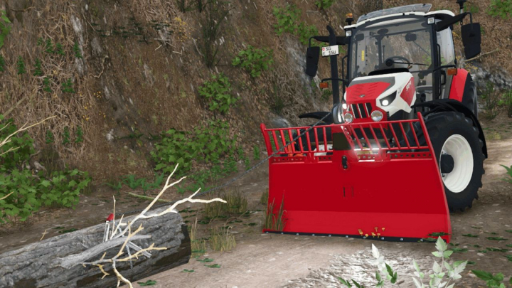 fs25-mods, Lizard Shield Log Pushing Blade V1.0