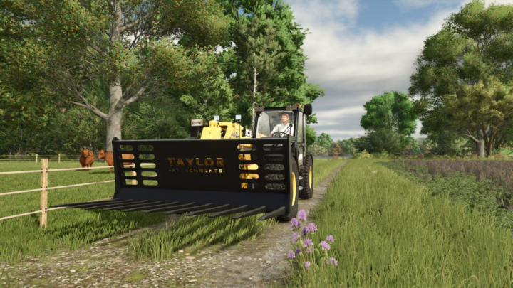 fs25-mods,  Taylor Attachments Manure Fork Pack V1.0.0.1
