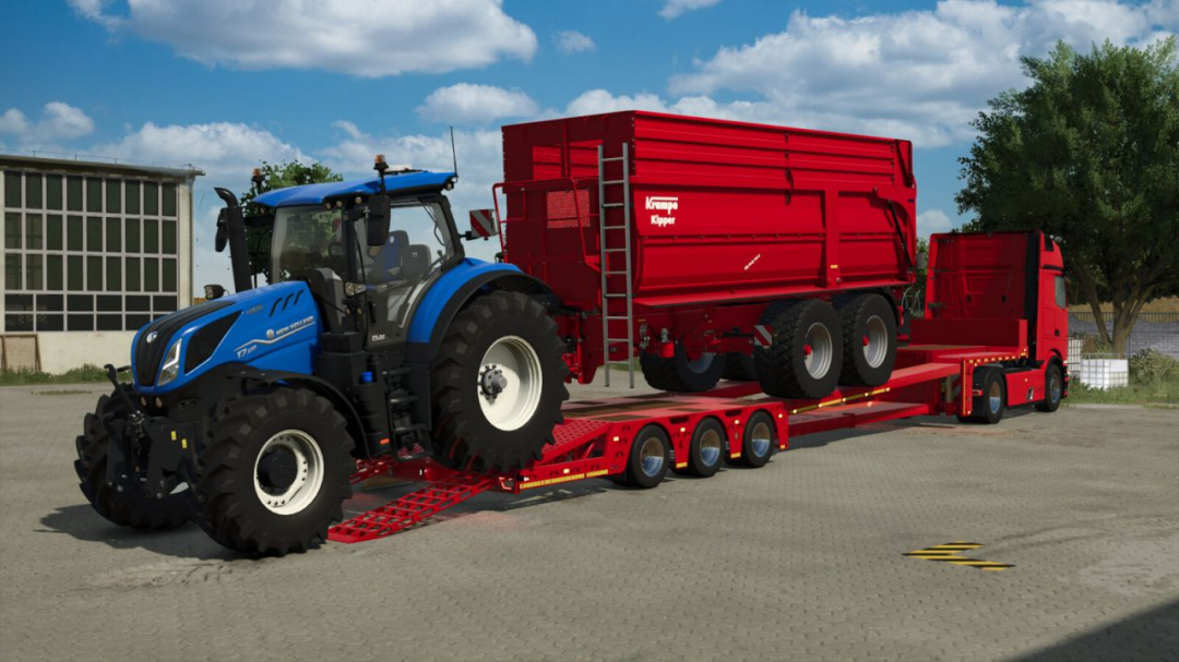 Camara Semitrailer Lowloader V1.0