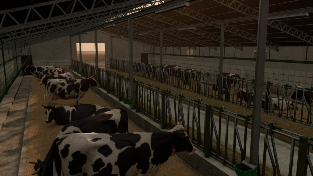 Cow Barn With Manure Conveyor V1.0.0.1