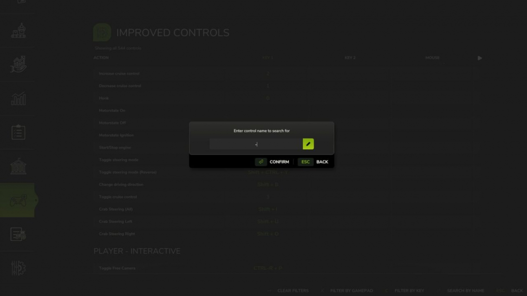 Improved Controls Menu V1.0