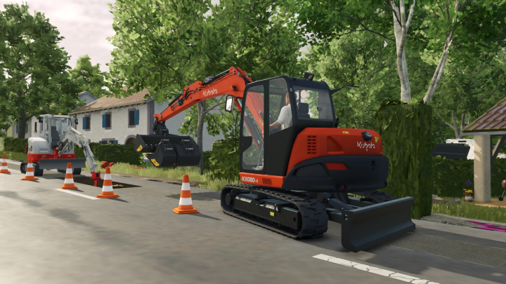 fs25-mods, Kubota kx080 v1.0