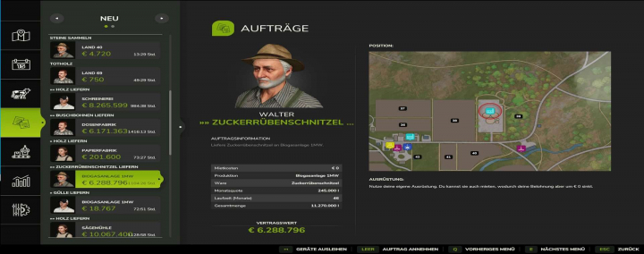 fs25-mods,  Productions Verträge v1.3