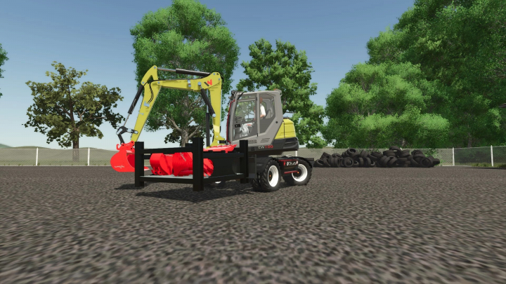 fs25-mods, Wacker Neuson EW100 and Martin & Steelwrist Bucket Pack v1.0