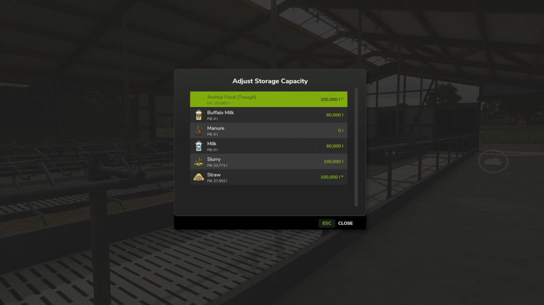 Adjust Storage Capacity V1.0.1