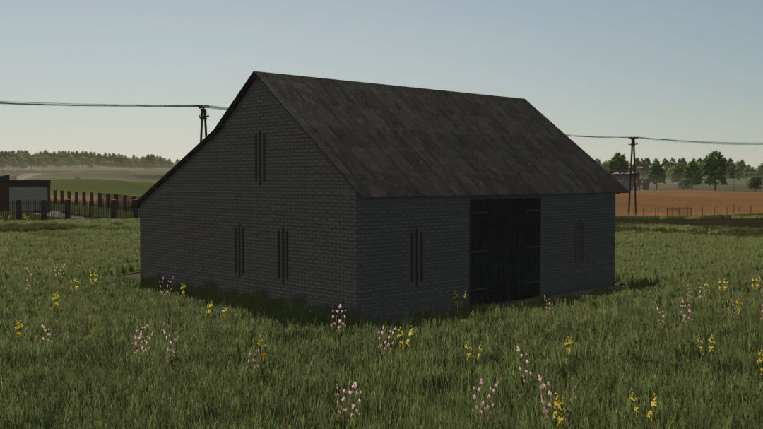 Barn with cross passage, shed and utility room V1.0