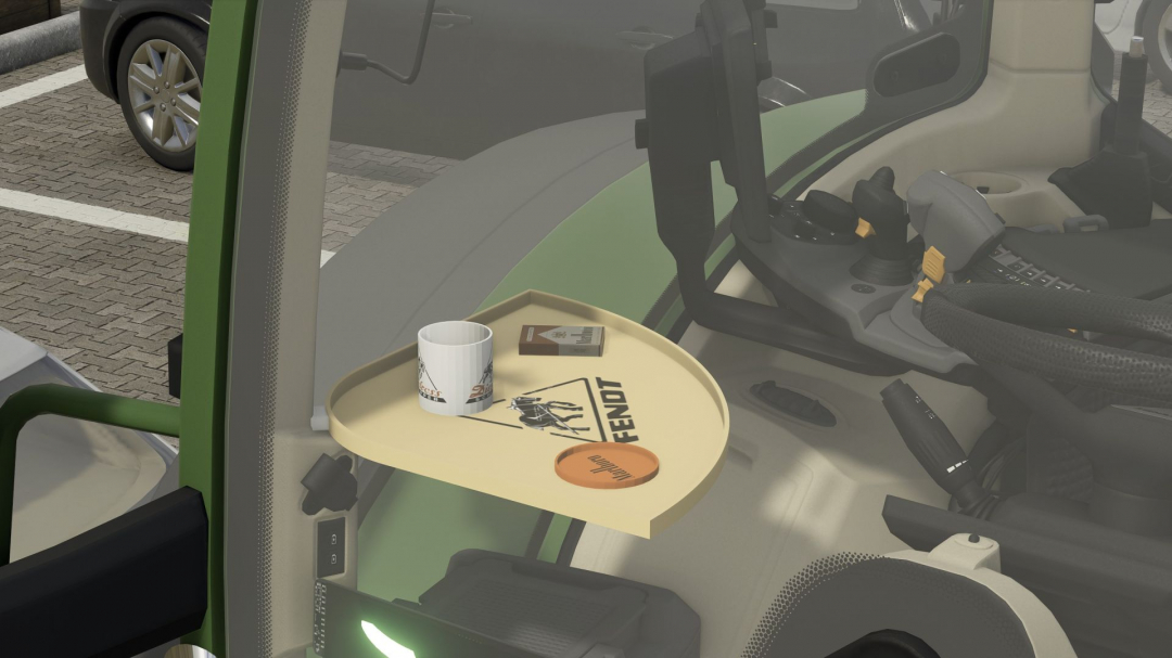 Fendt table with decoration (Prefab) V1.0
