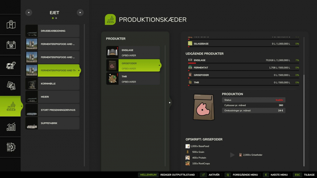 Fermenter / Pig food / TMR V1.6.0.7