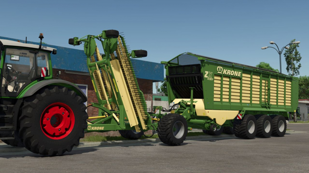 Krone Trailed Windrower V1.0