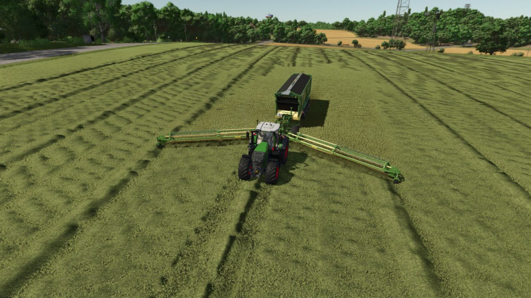 Krone Trailed Windrower V1.0