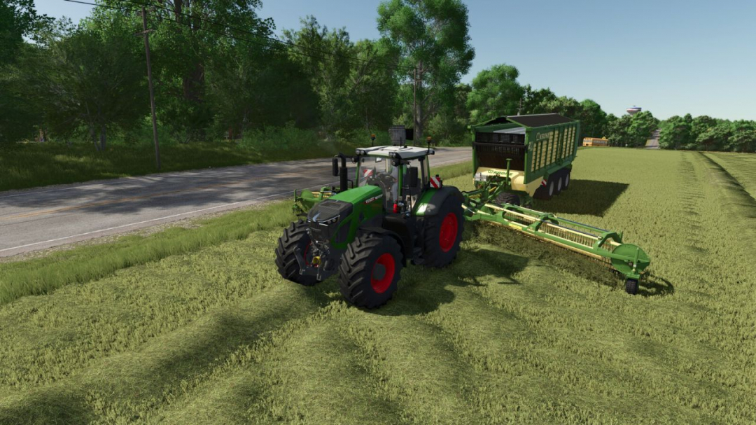 Krone Trailed Windrower V1.0
