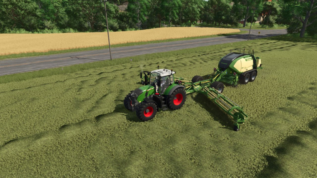 Krone Trailed Windrower V1.0