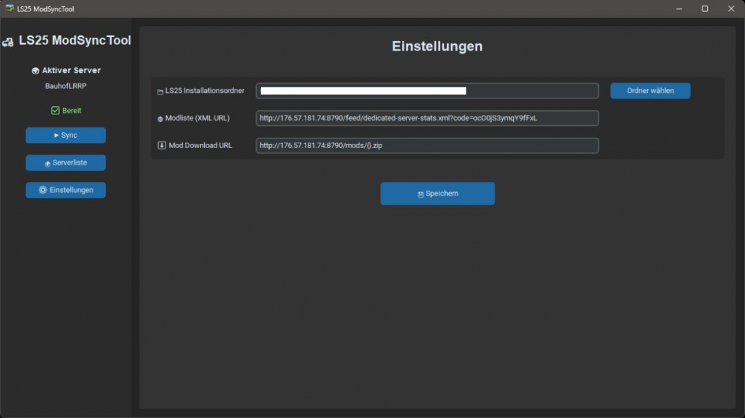 Mod Sync Tool With Server List V1.1