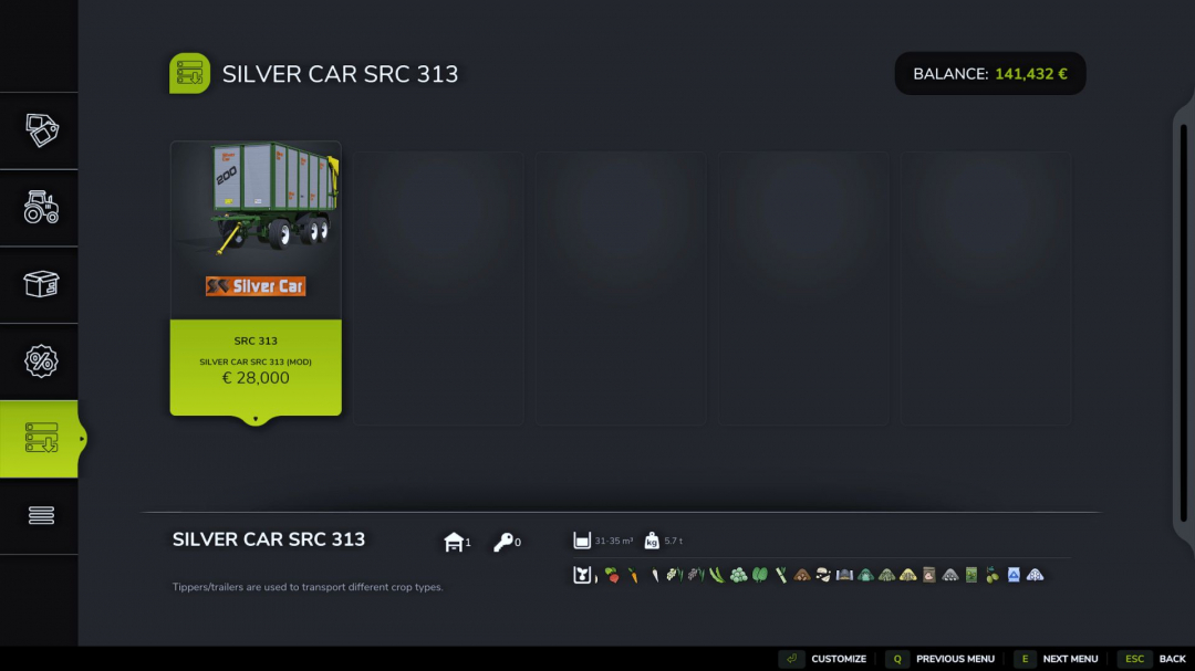 Silver Car / Vanara SRC 313 V1.1