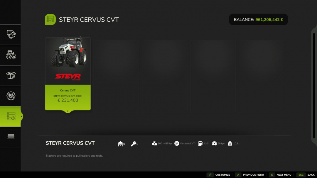 Steyr Cervus CVT V1.0
